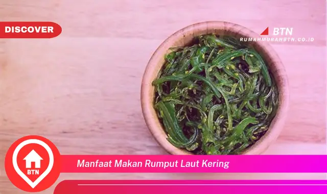 manfaat makan rumput laut kering