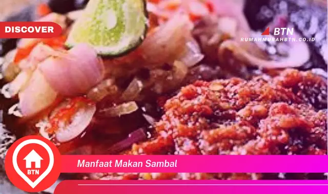 manfaat makan sambal