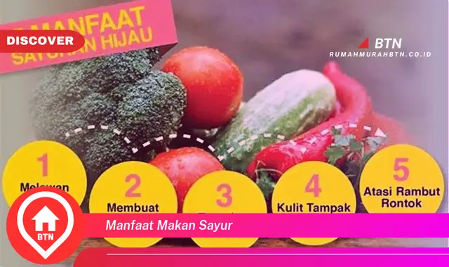 manfaat makan sayur