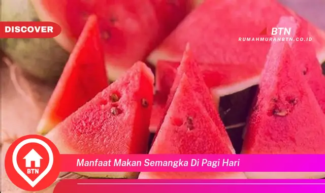 manfaat makan semangka di pagi hari