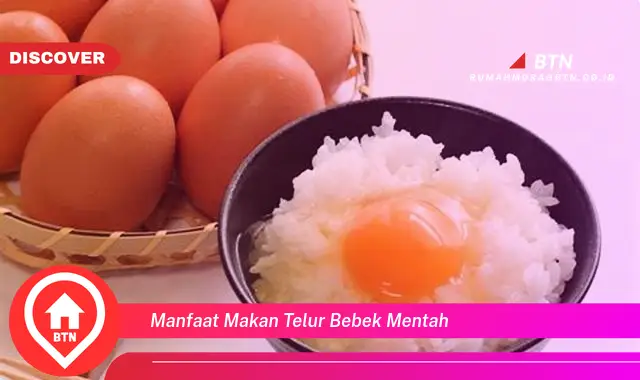 manfaat makan telur bebek mentah