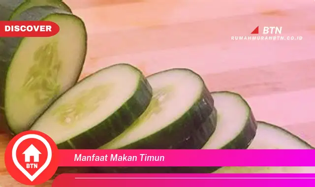 manfaat makan timun