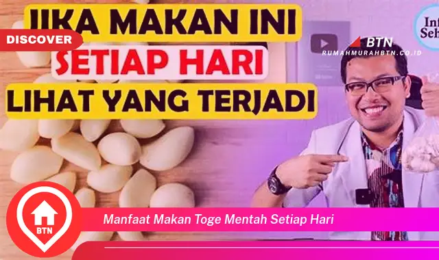 manfaat makan toge mentah setiap hari