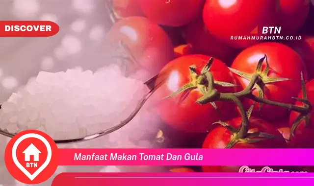 manfaat makan tomat dan gula