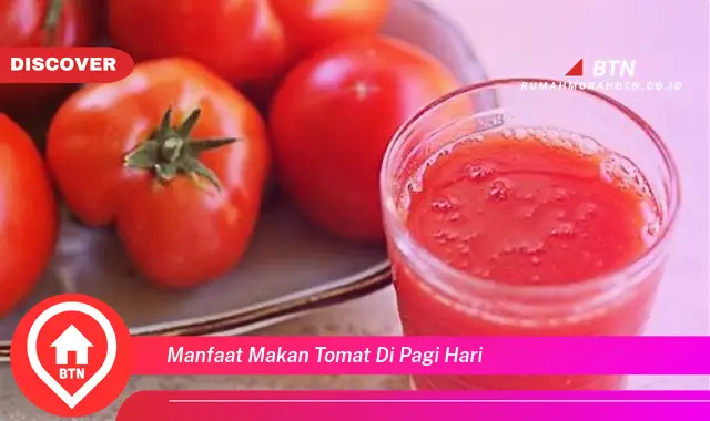 manfaat makan tomat di pagi hari