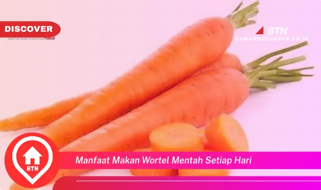 manfaat makan wortel mentah setiap hari