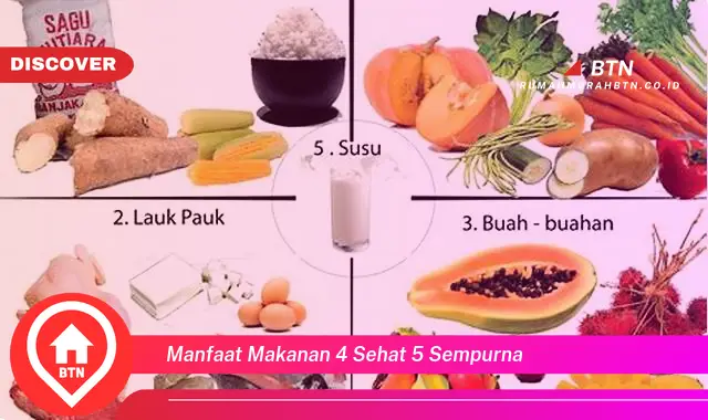 manfaat makanan 4 sehat 5 sempurna