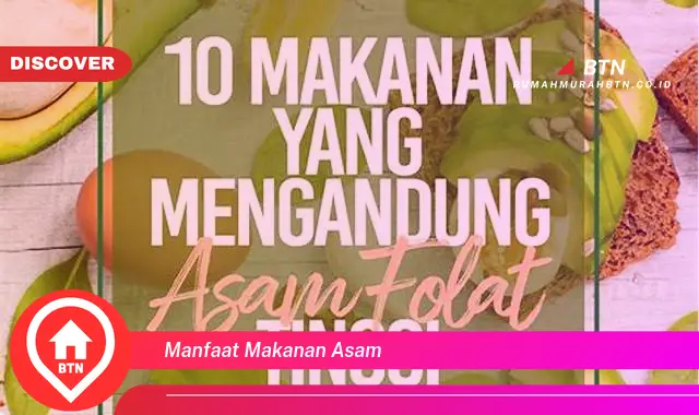 manfaat makanan asam