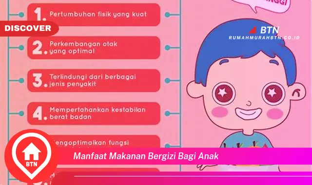 manfaat makanan bergizi bagi anak