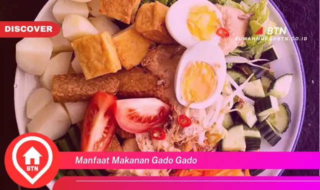 manfaat makanan gado gado