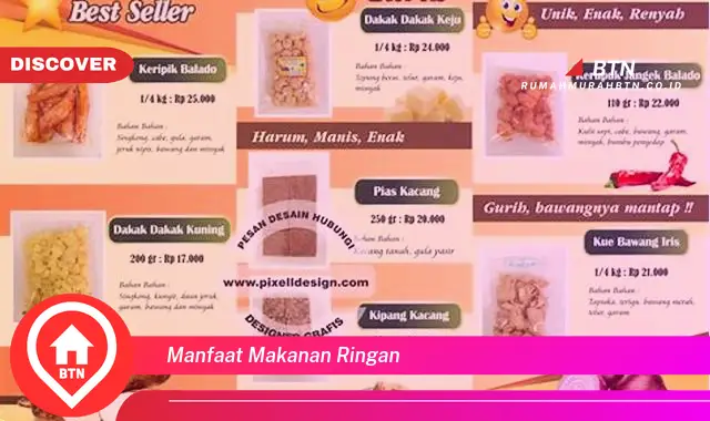 manfaat makanan ringan