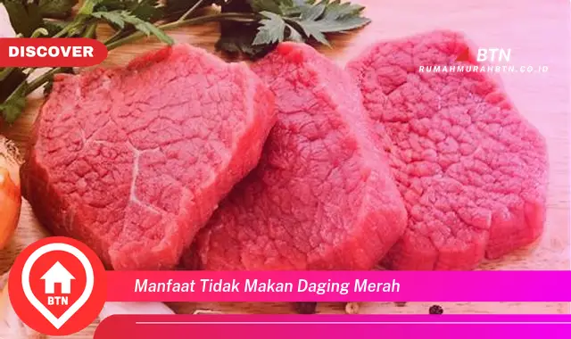 manfaat tidak makan daging merah