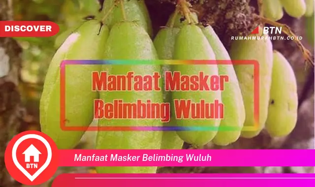 manfaat masker belimbing wuluh