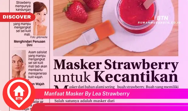 manfaat masker by lea strawberry