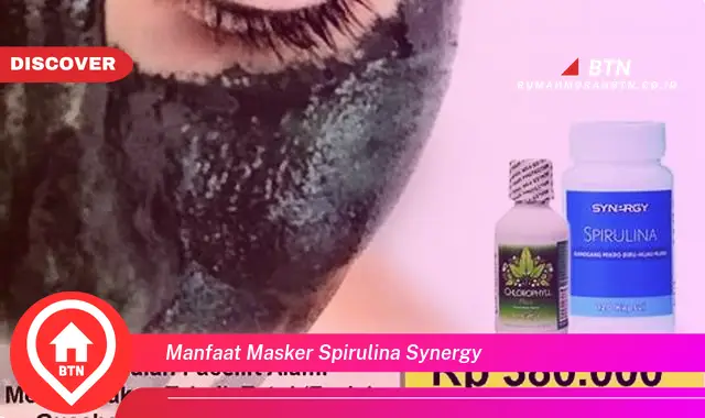 manfaat masker spirulina synergy