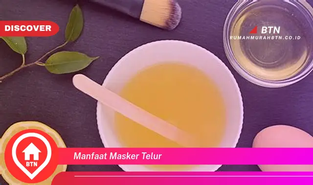 manfaat masker telur