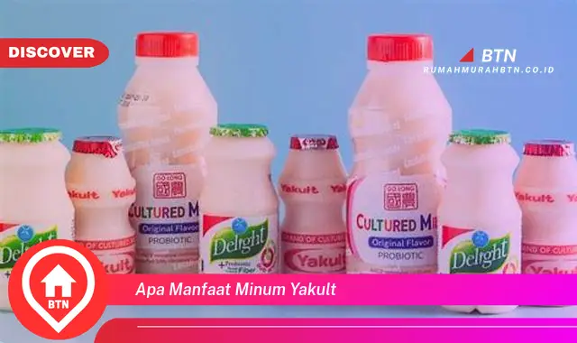 apa manfaat minum yakult