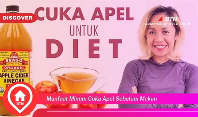 manfaat minum cuka apel sebelum makan