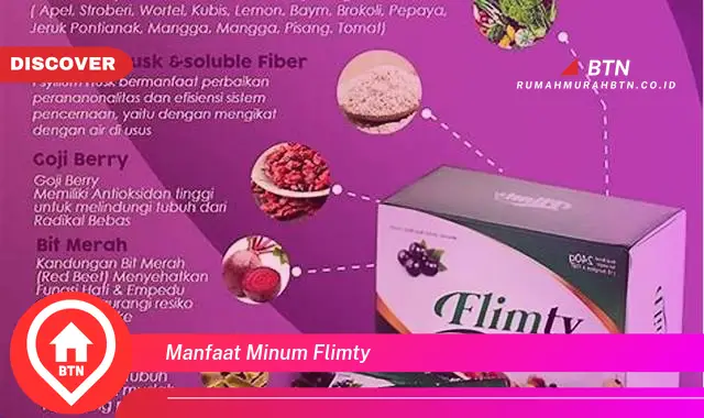 manfaat minum flimty