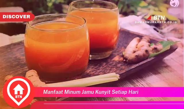 manfaat minum jamu kunyit setiap hari