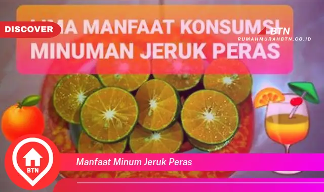 manfaat minum jeruk peras