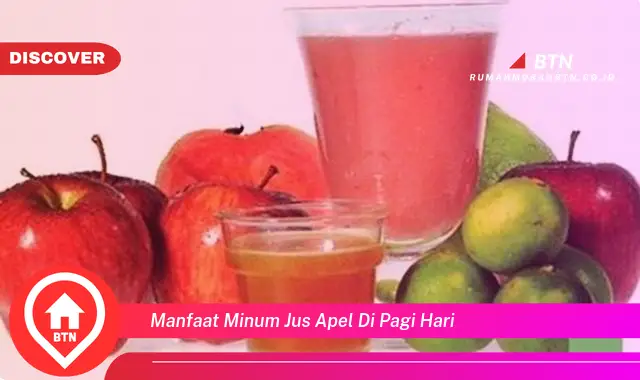 manfaat minum jus apel di pagi hari