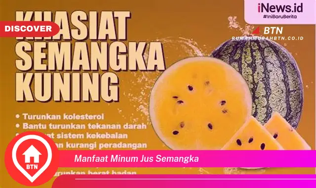 manfaat minum jus semangka