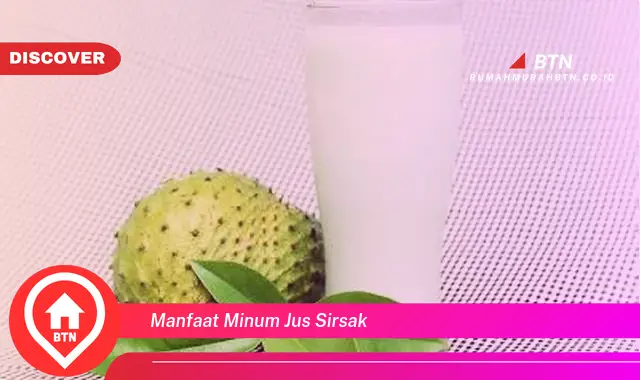 manfaat minum jus sirsak