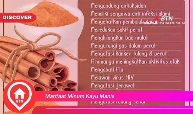 manfaat minum kayu manis