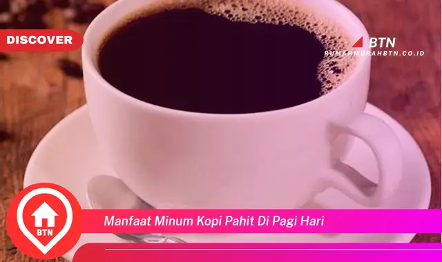 manfaat minum kopi pahit di pagi hari