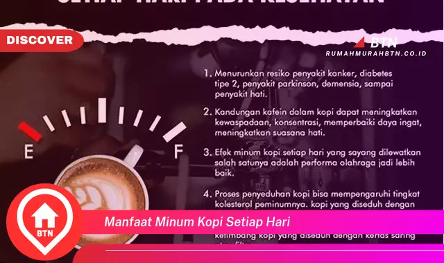 manfaat minum kopi setiap hari