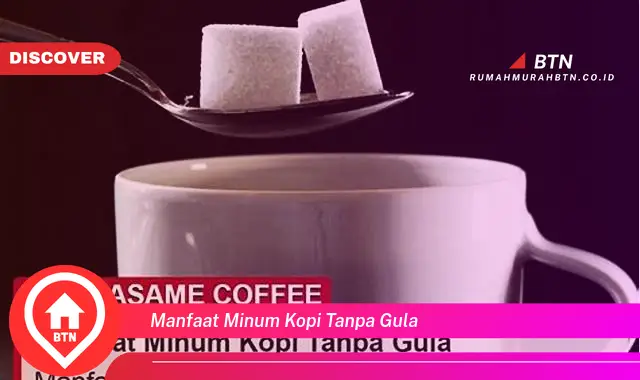 manfaat minum kopi tanpa gula