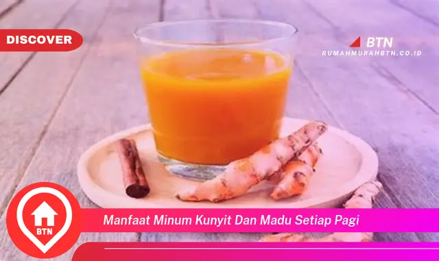 manfaat minum kunyit dan madu setiap pagi