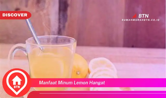 manfaat minum lemon hangat