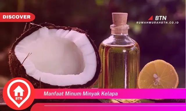 manfaat minum minyak kelapa