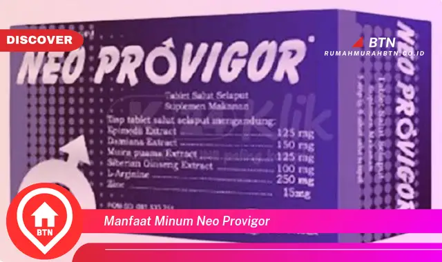 manfaat minum neo provigor