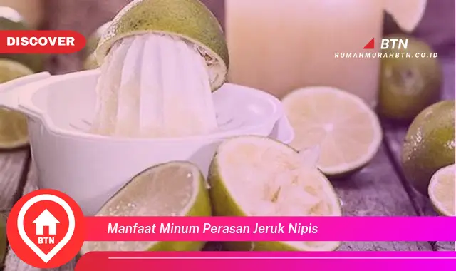 manfaat minum perasan jeruk nipis