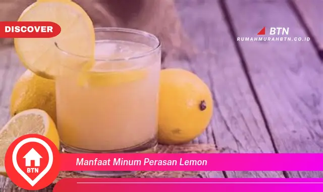 manfaat minum perasan lemon