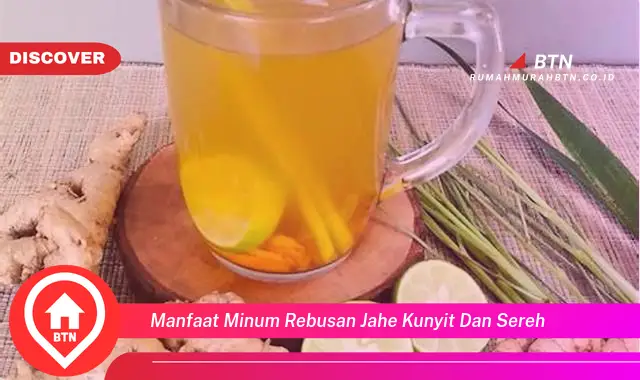 manfaat minum rebusan jahe kunyit dan sereh