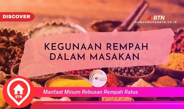 manfaat minum rebusan rempah ratus