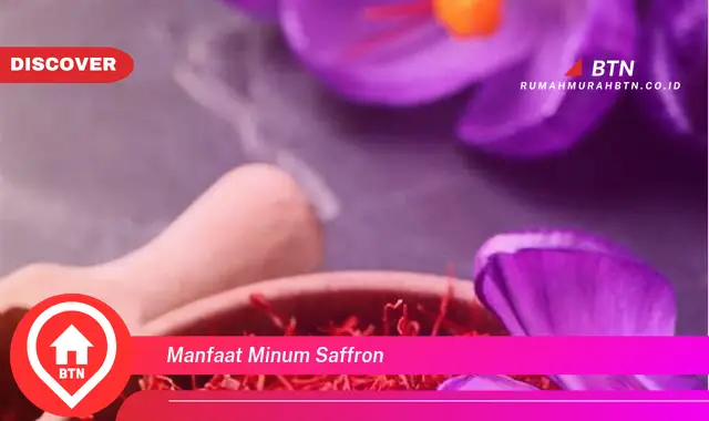 manfaat minum saffron