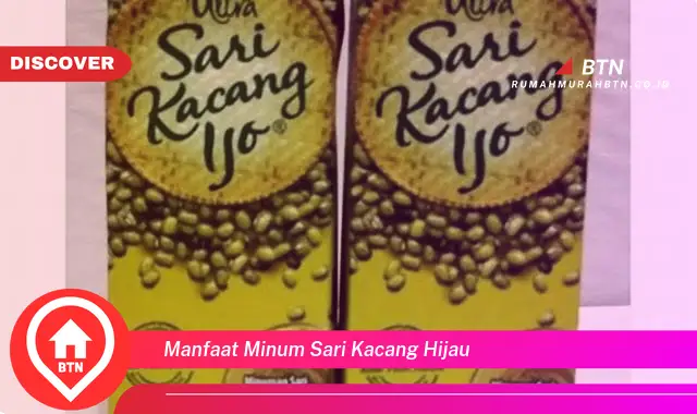 manfaat minum sari kacang hijau