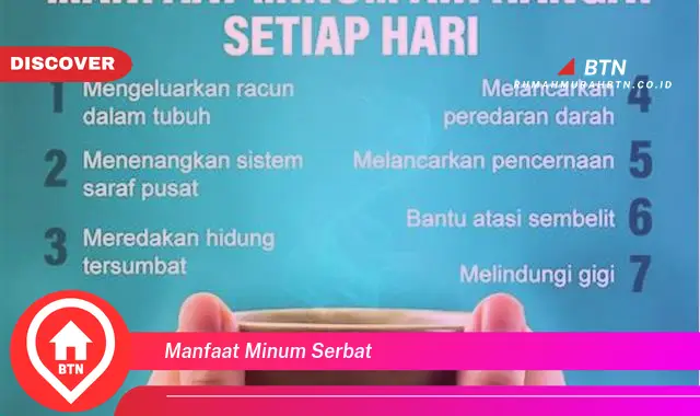 manfaat minum serbat