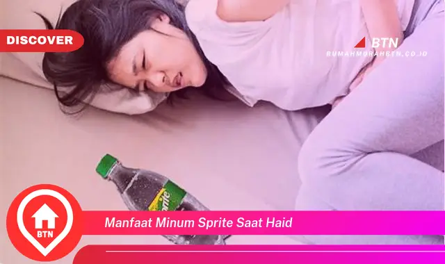 manfaat minum sprite saat haid