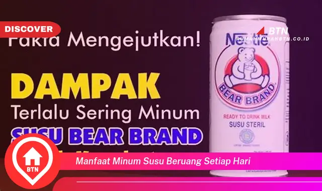 manfaat minum susu beruang setiap hari