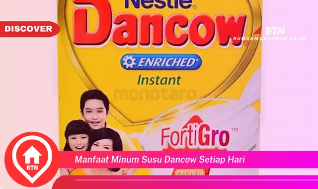 manfaat minum susu dancow setiap hari