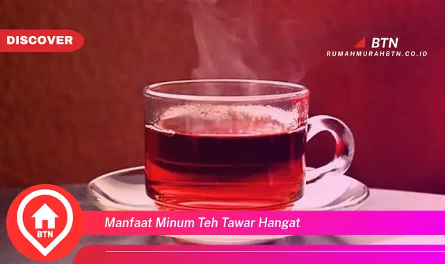 manfaat minum teh tawar hangat