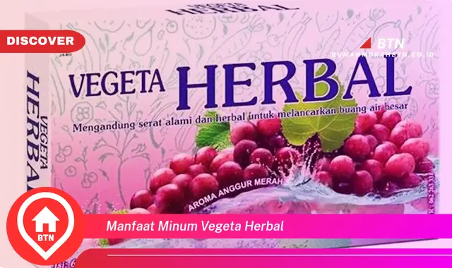 manfaat minum vegeta herbal