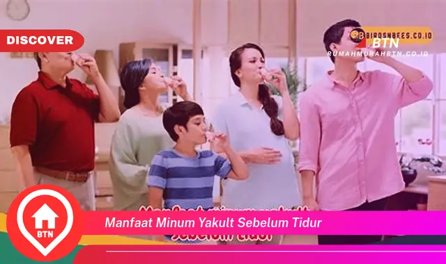 manfaat minum yakult sebelum tidur