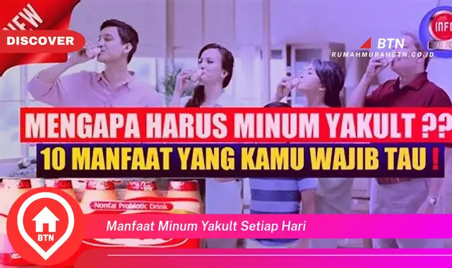 manfaat minum yakult setiap hari